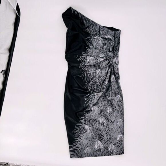 London times one shoulder cocktail evening dress  size 2P - Picture 2 of 16